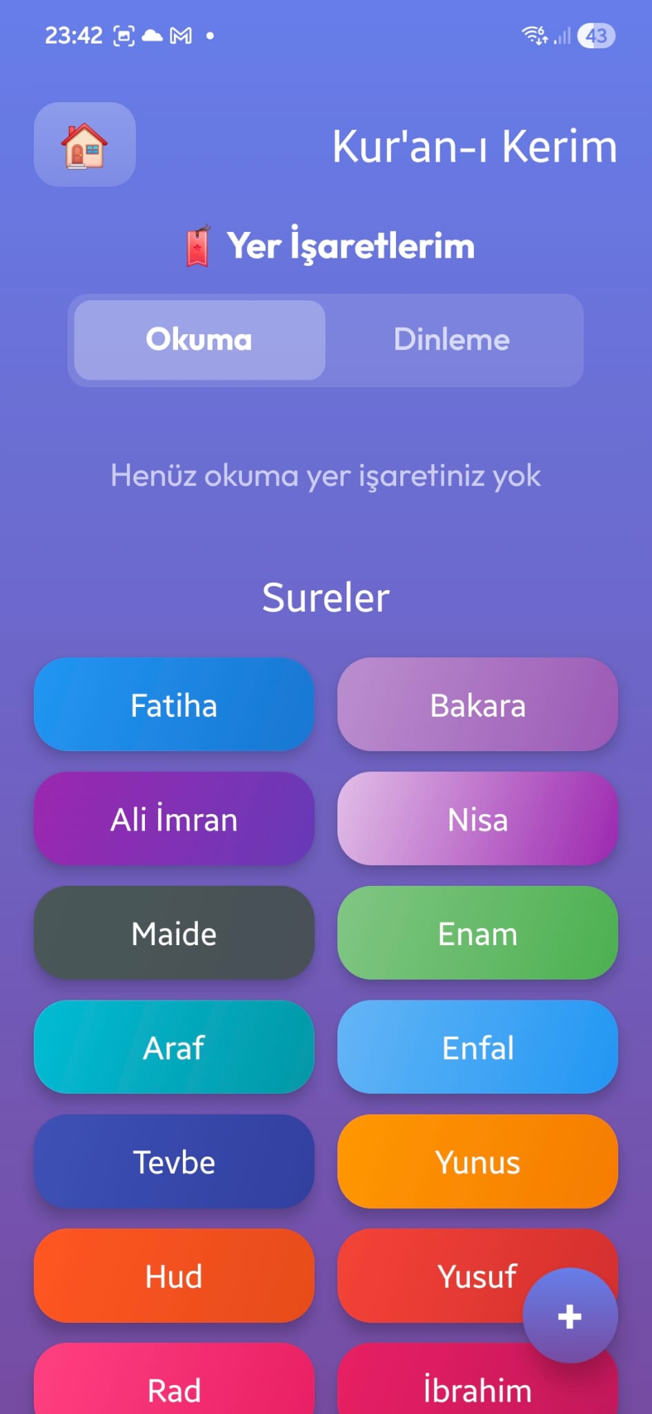 Kur'an-ı Kerim sure listesi